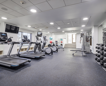State-of-the-art 24-hour fitness center